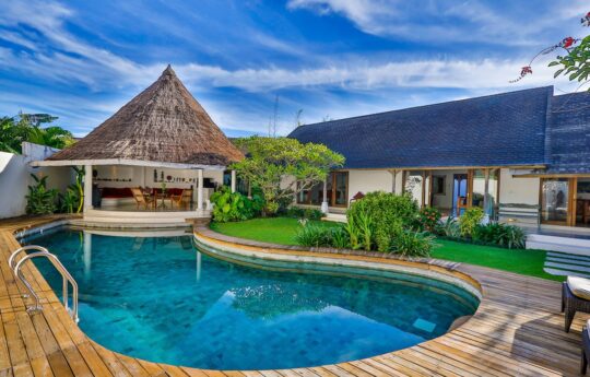 Villa Damai Kecil swimming pool and outdoor area with views of exterior