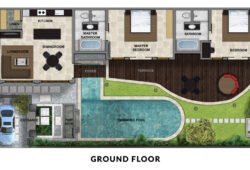 Villa Lanai The Residence Seminyak Floor Plan