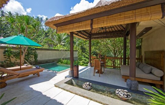Swimming pool of Villa The Lokha and with exteriors